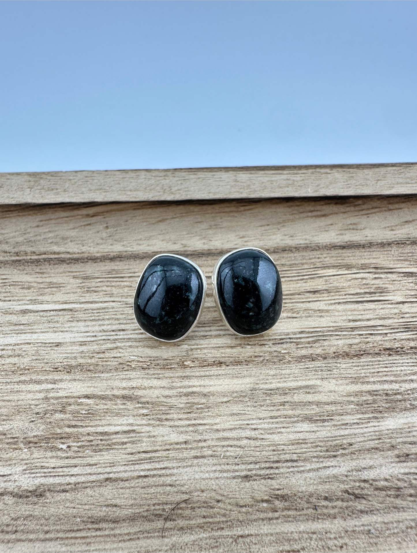 Black spotted studs