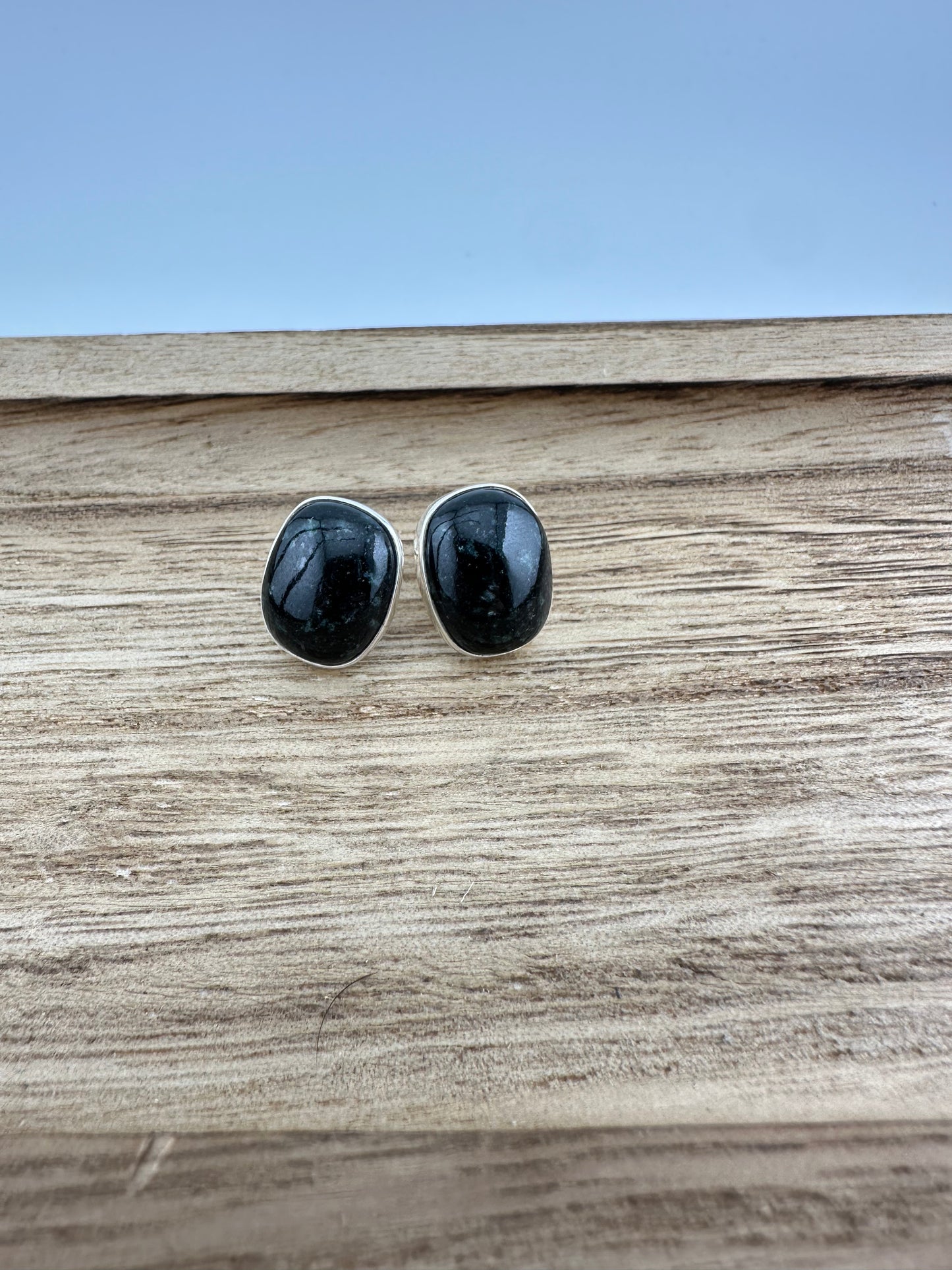 Black spotted studs