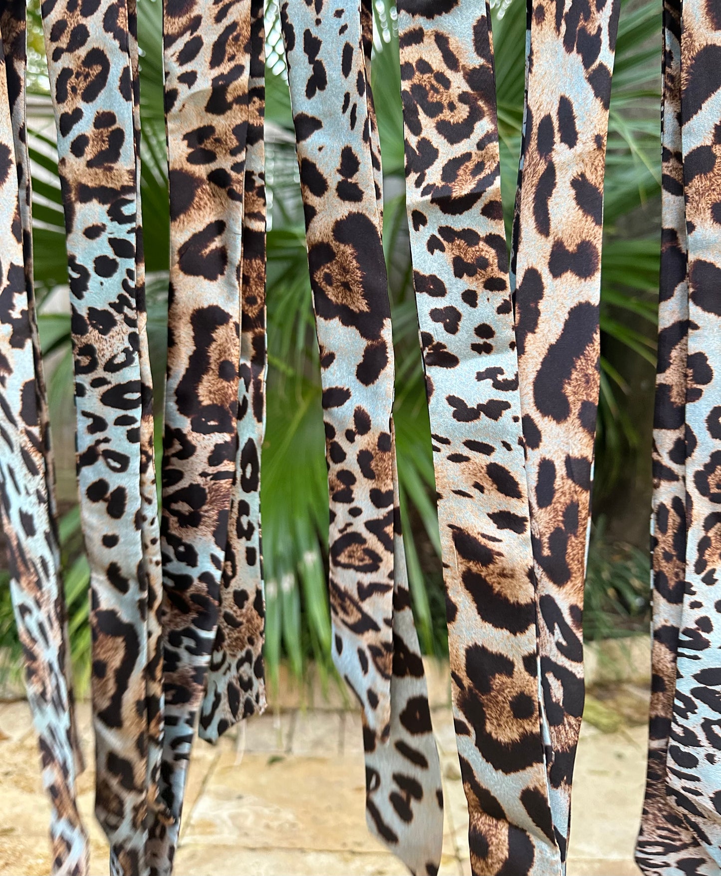Blue Jaguar Silk 2inch wide