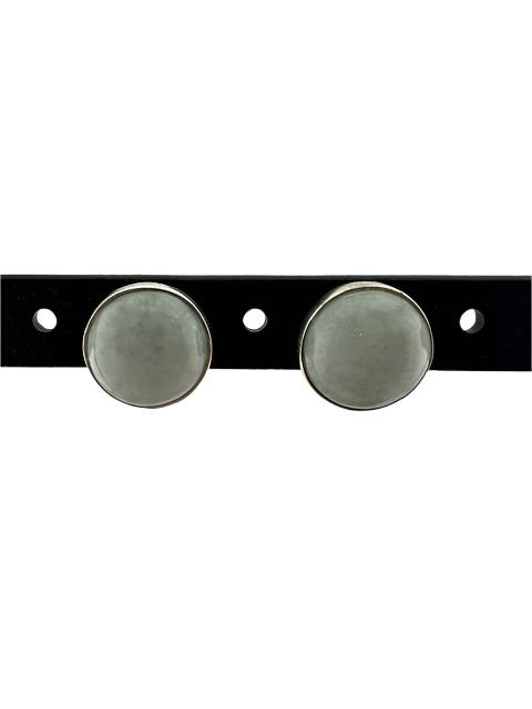 Light green Jade stud earrings
