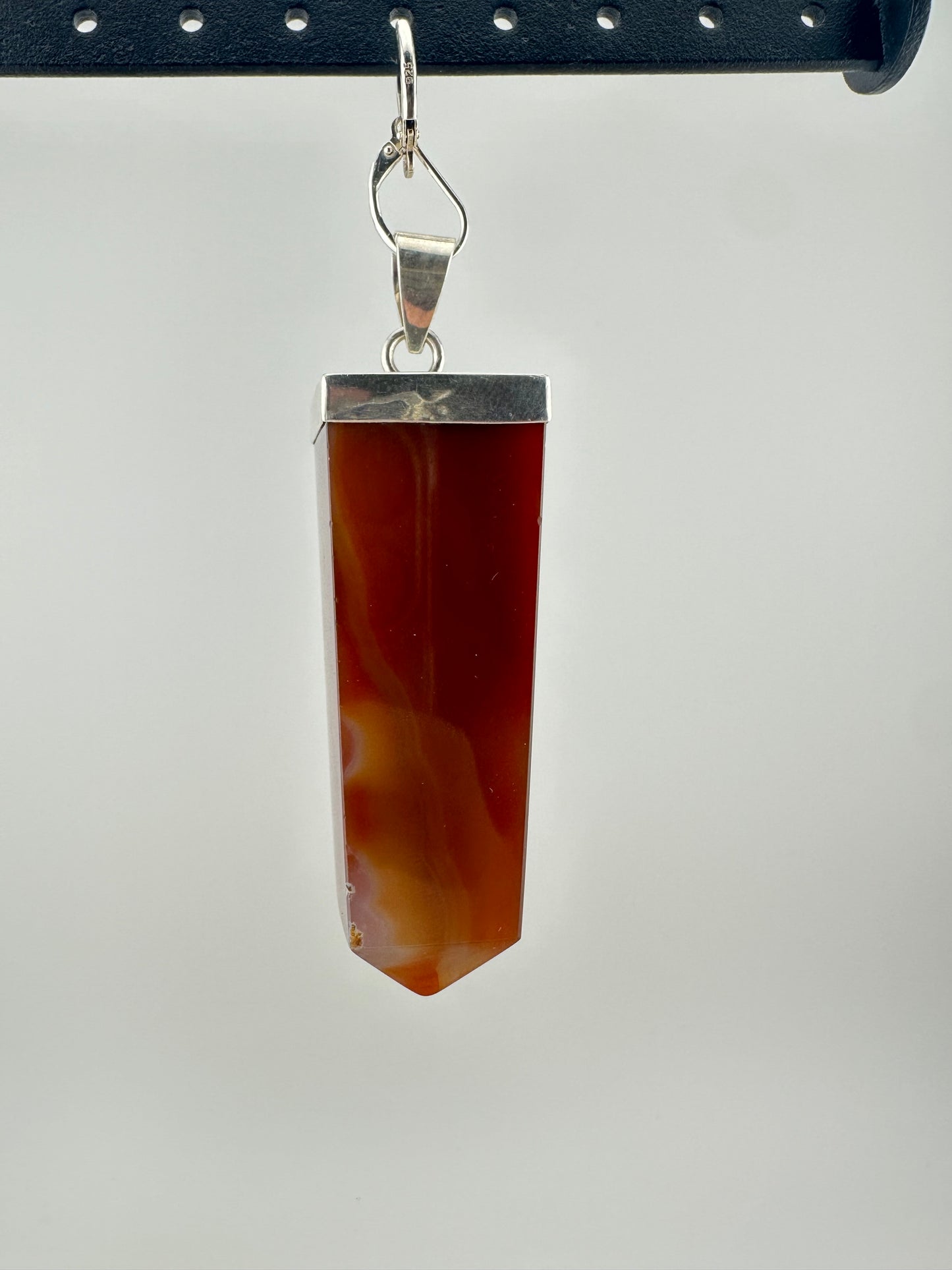 Quartz obelisk pendant