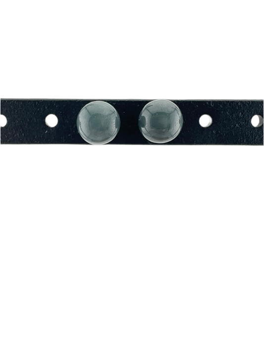 Jaguar green Jade ball stud earrings