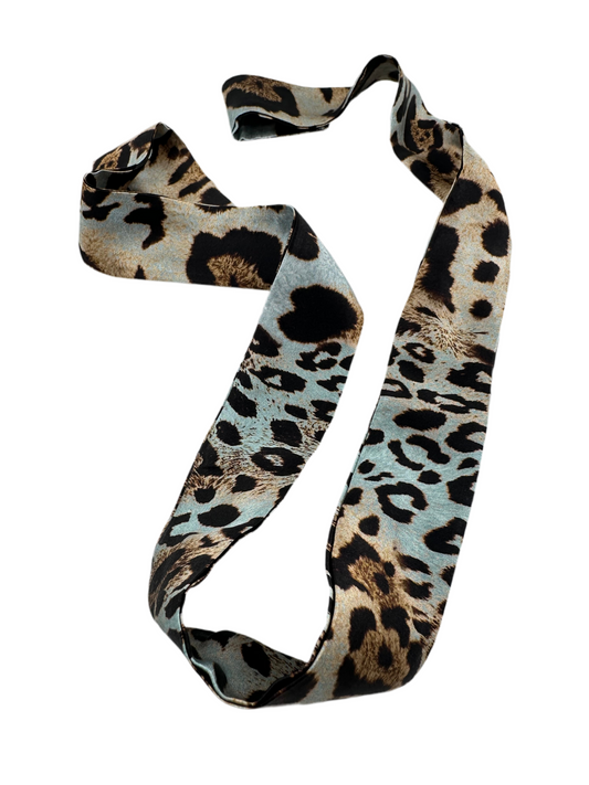 Blue Jaguar Silk 2inch wide