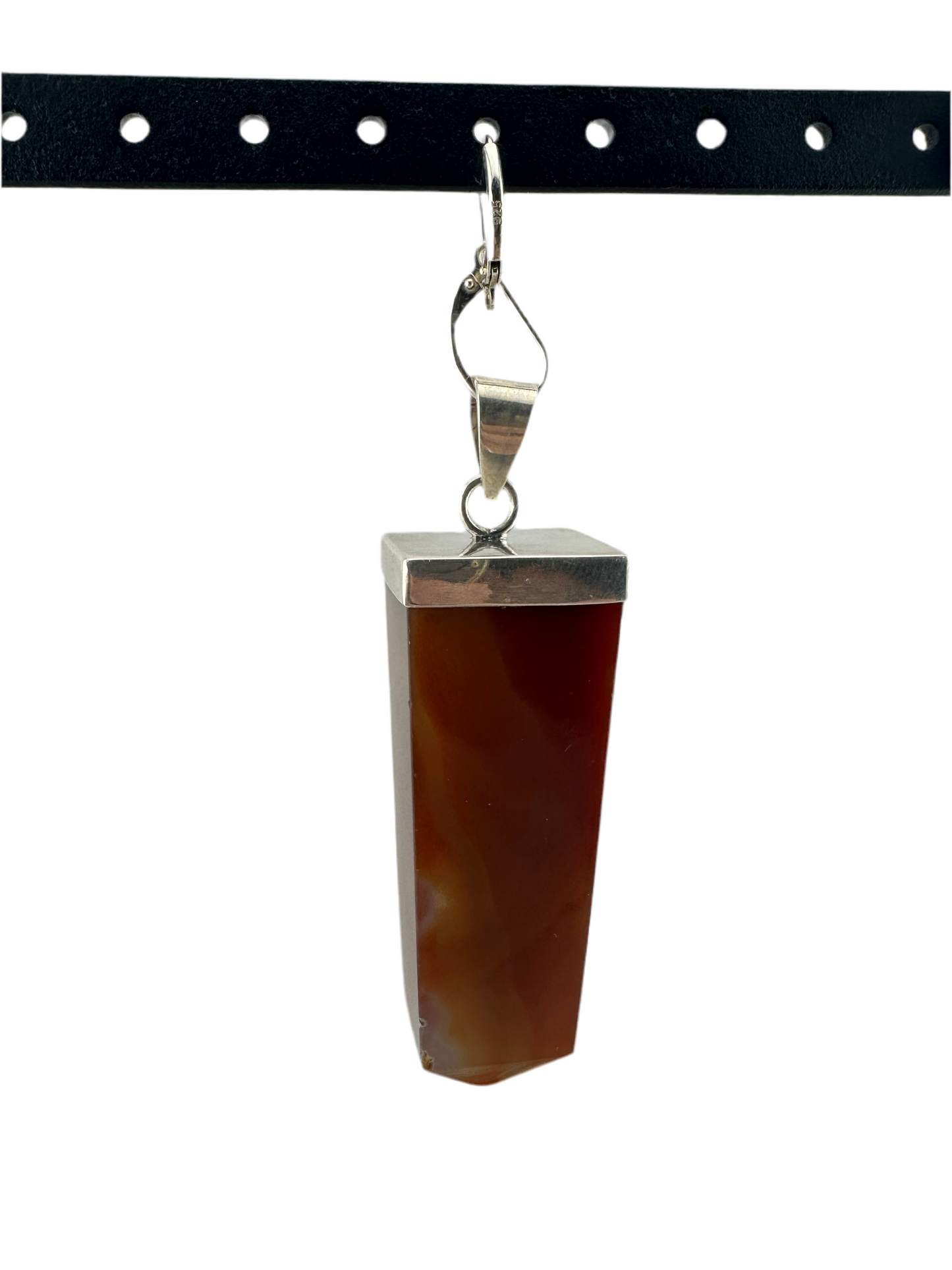 Quartz obelisk pendant
